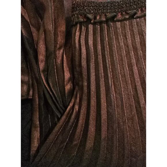 A.L.C. Scarlett Kravitz Dress Midi Metallic EUC Size 0 - Picture 4 of 7